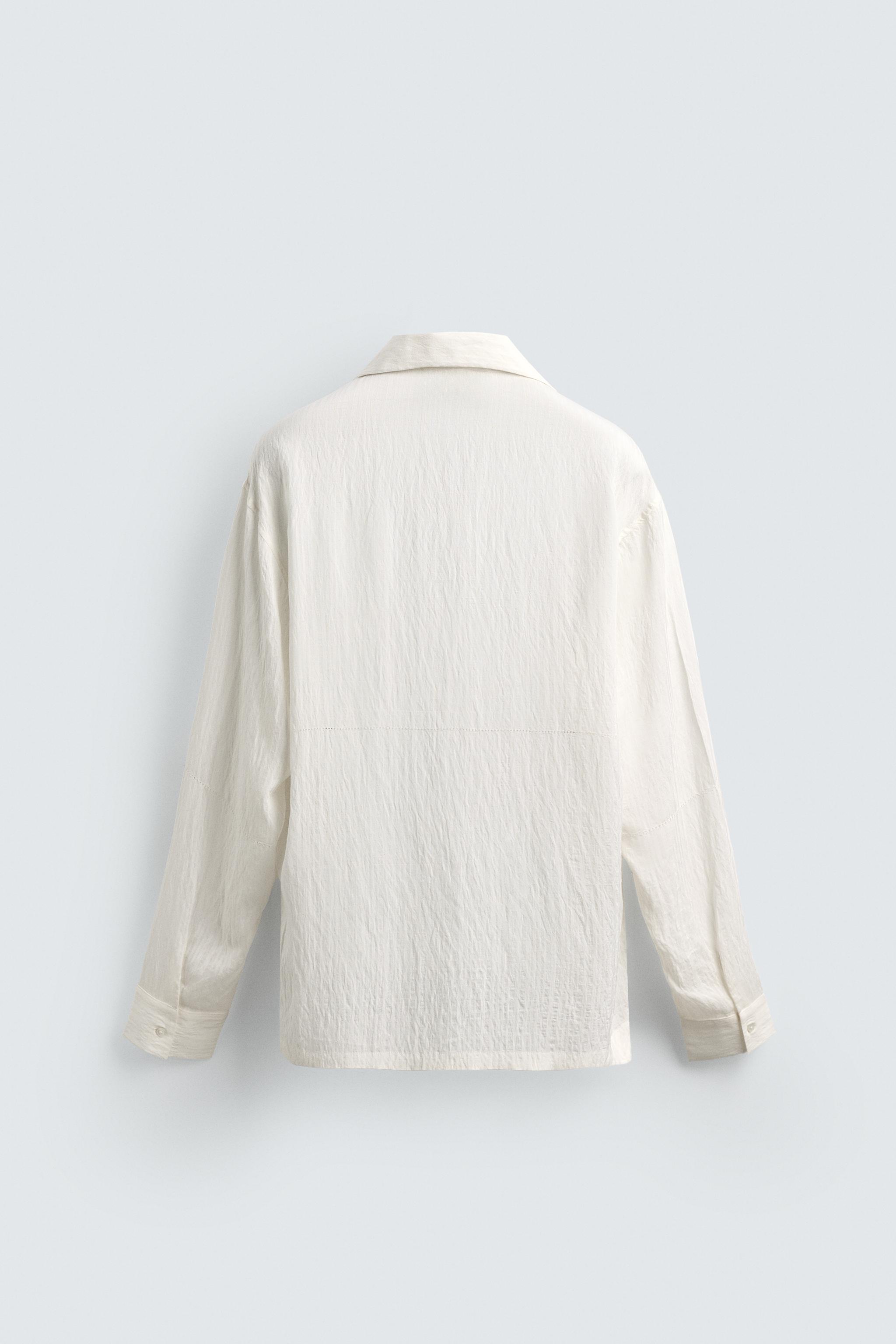 CHEMISE FLUIDE RELAXED FIT STRUCTURÉE